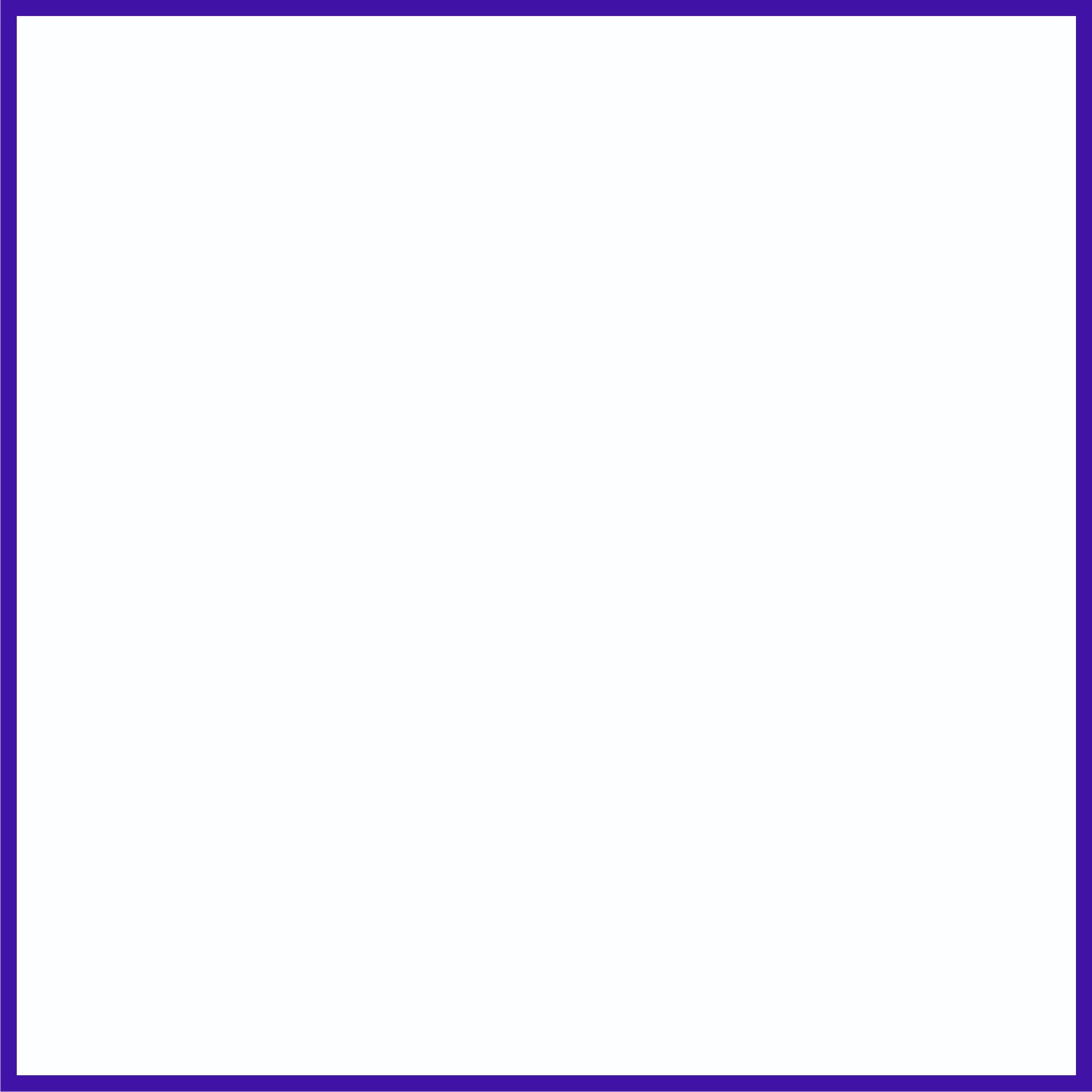 Рамка на прозрачном фоне фиолетовая тонкая